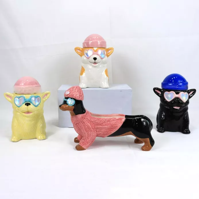 जनावर सिरेमिक मैनबत्ती होल्डर जनावर सिरेमिक मैनबत्ती होल्डर