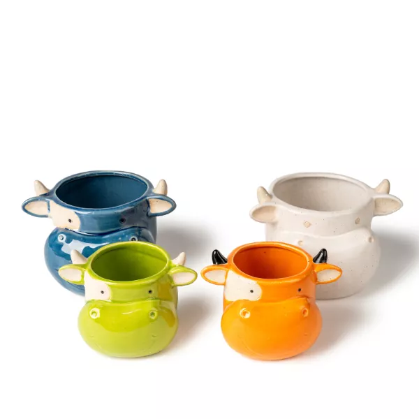 जनावर सिरेमिक मैनबत्ती होल्डर