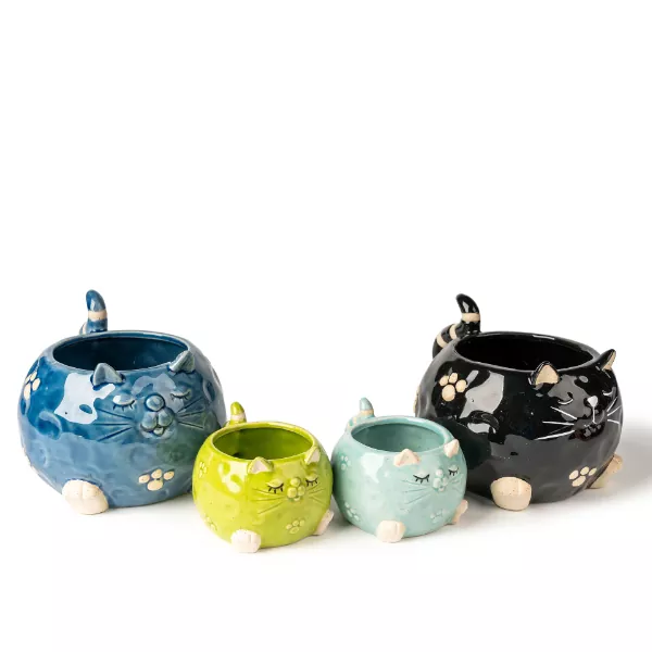 जनावर सिरेमिक मैनबत्ती होल्डर