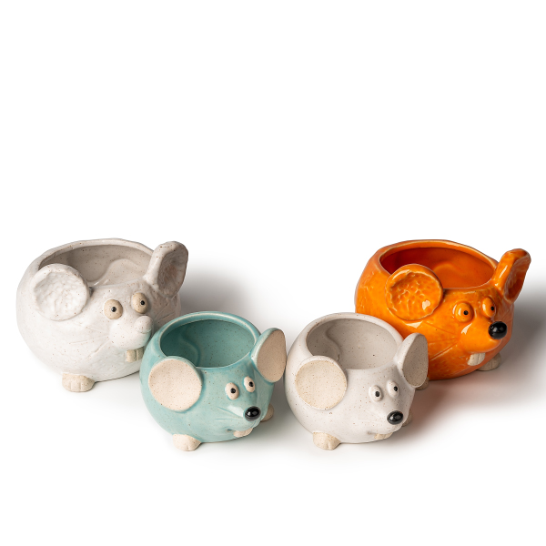 माउस-आकारको सिरेमिक मैनबत्ती होल्डरहरू: जीवनमा सुन्दरता र न्यानोपन ल्याउँदै