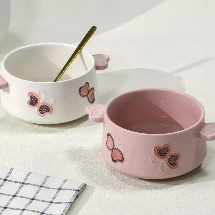 डिशव्यासर सुरक्षित ह्यान्ड-क्लियरेट सिरेमिक कचौरा