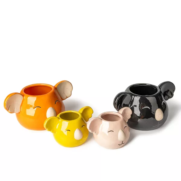 कोआला आकारको सिरेमिक मैनबत्ती होल्डरहरू